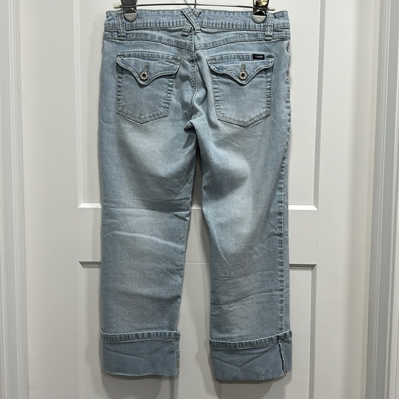 Vintage Angels Cuffed Capri Jeans Size 9 - Picture 2 of 8